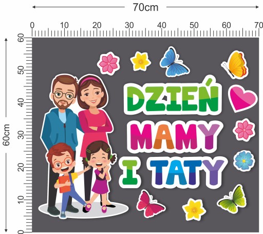 DEKORÁCIA PRE MAMIČKY A OTECKOV veľký WM1