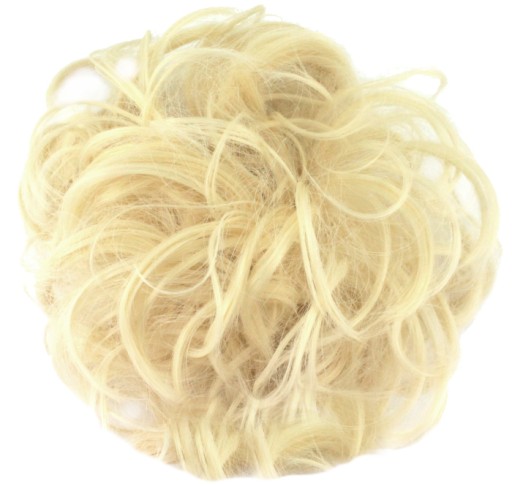VLASY RUBÍN MESSY BUN BUN KVALITNÁ TEPLÁ Blond
