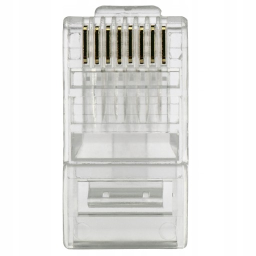 Zástrčky NEKU 8P8C, RJ45 UTP kat. 6, drôt, 10 ks