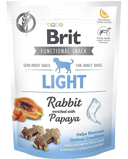 Brit Care LIGHT s králikom 150g pochúťka pre psa