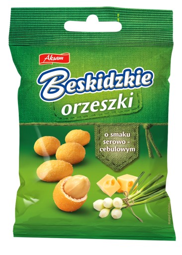 Beskidzkie Orzeszki syr cibuľa 70 g