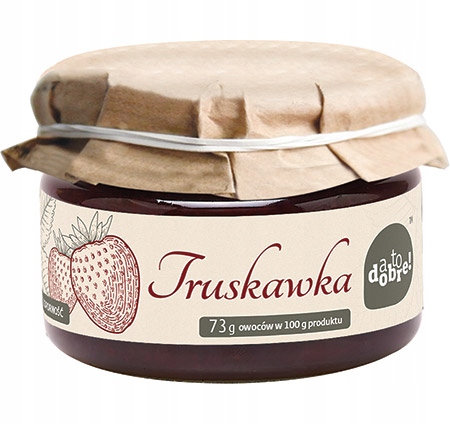Prírodný JAHODOVÝ DŽEM bez konzervantov