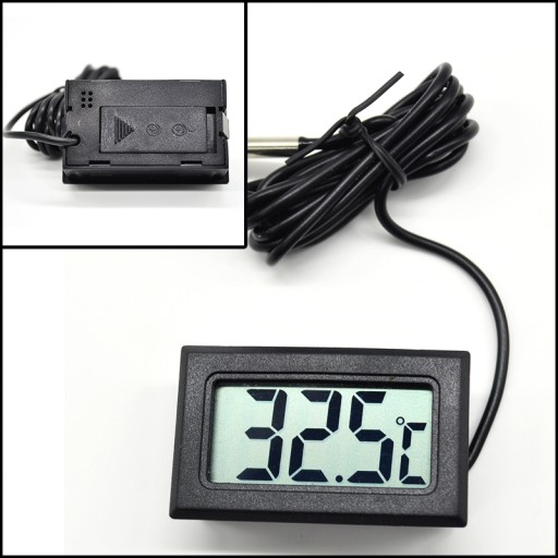 ELEKTRONICKÝ TEPLOMER LCD DIGITÁLNA SONDA 100cm