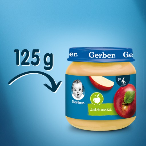 Nestlé Gerber Apple po 4 mesiacoch 125 g