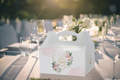 Cake box communion boxy communion IHS ďakujem tortu