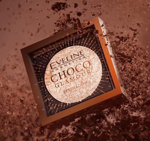 Eveline Choco Glamour Shiny Shadow Topper Particles Glitter Wet Dry
