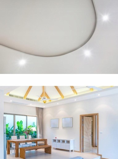SLIM LED držiak lampy 6W panel studenej farby pre zavesený strop