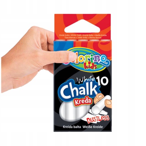 BEZPRACHOVÁ CHALK BIELA KRIEDA PRE BEZPRACHOVÉ TABULE
