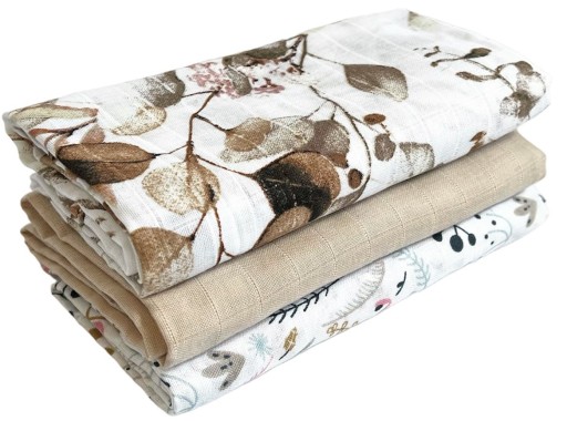 PLIENKY PREMIUM MUSLÍN 3 KS 70x75cm