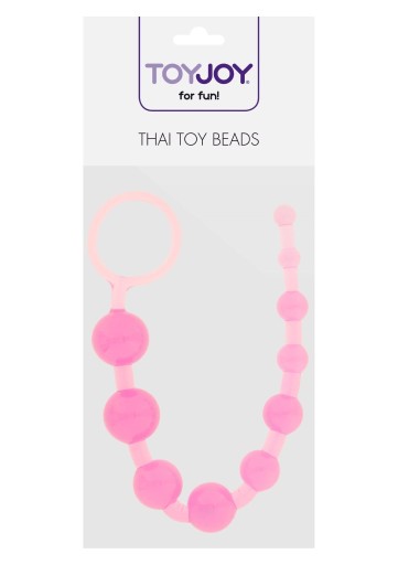 Anal Beads Plug Cork Thai Toy Beads Pink
