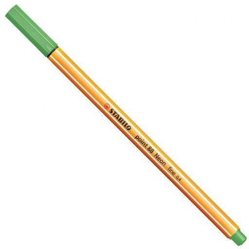 BOD 88 JEMNÝ 0,4MM STABILO 88/033 NEÓNOVÁ ZELENÁ