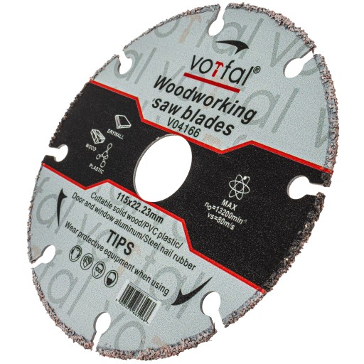 DIAMANTOVÝ KOTOUČ S KARBIDOVÝM KRYTOM NA DREVO 115 MM