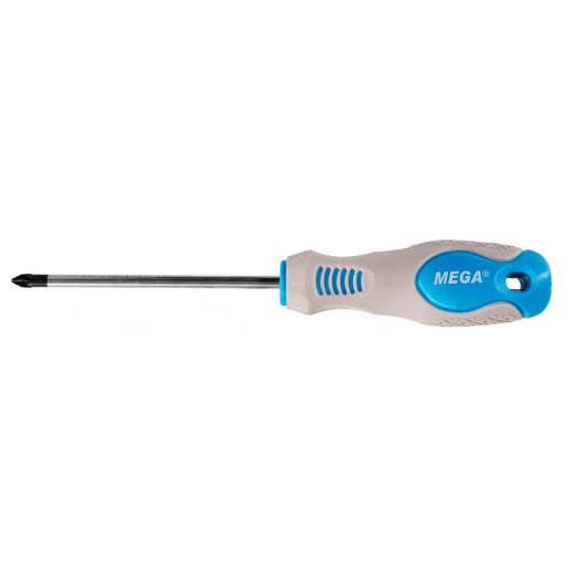 Skrutkovač Pozidriv PZ1x100mm CrV soft touch Mega 10976