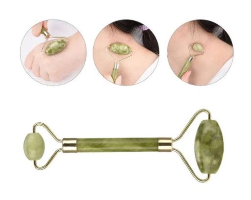 Jade Roller na masáž očí, tváre, krku Novinka