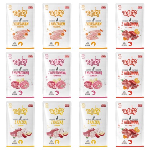 TUF krmivo TUF Kapsička pre psov MIX Príchute 12x100g