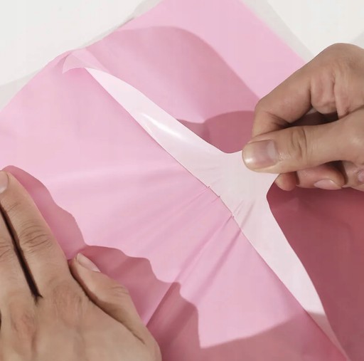 Kuriérske fólie ružové XL 500x600mm 50 ks fóliové obálky