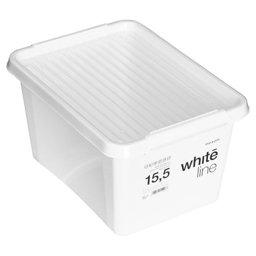 Plastová nádoba, uzavretý box, klip, 15,5 l