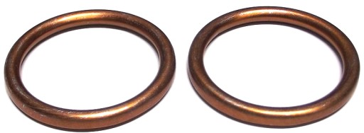 Tesnenie výfukového kolena valca WSK 125, pár 2 kusov, 4,0 mm