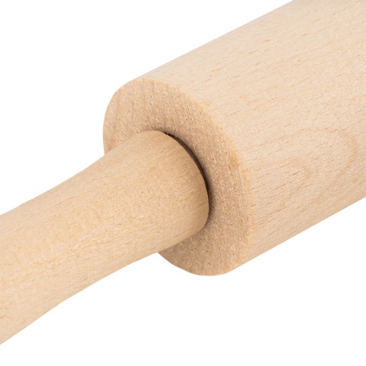 POHYBLIVÝ DREVENÝ VALEC NA CESTO, 39CM, VEĽKÁ, PEVNÁ KUCHYŇA