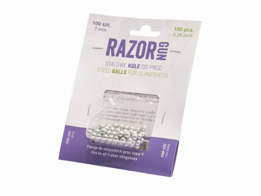 RazorGun 7 mm gule do praku 100 ks.