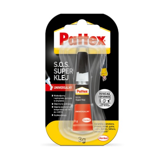 6x PATTEX S.O.S. UNIVERZÁLNE OKAMŽITÉ LEPIDLO