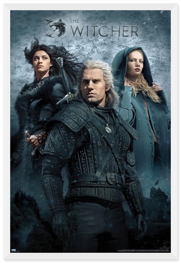 Plagát Zaklínač Ciri Geralt Yennefer 61x91,5 cm