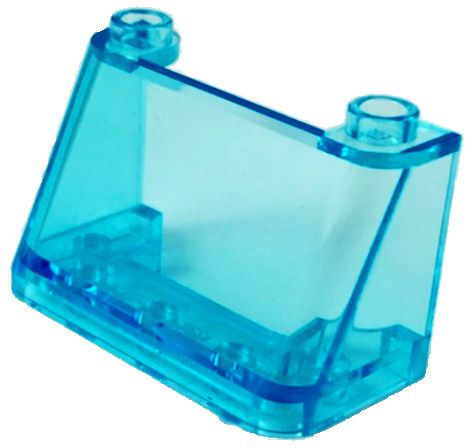 LEGO TRANS-LIGHT MODRÉ SKLO 2X4X2 Č. 3823 - 1ks.