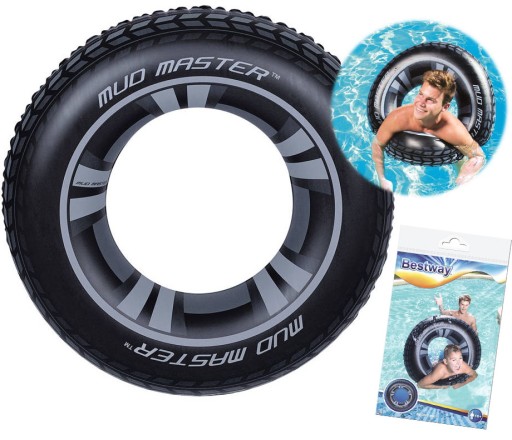 VEĽKÉ KOLESO NAFUKOVACÍ KRUH PNEUMATIKY XXL 91 CM NA PLÁVANIE NA PLÁŽI