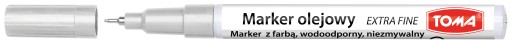 OIL MARKER olejový popisovač 0,9 TOMA strieborný
