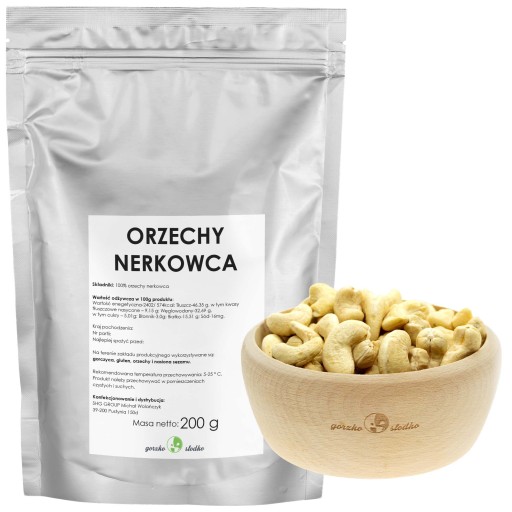 KEŠU Oriešky prírodné kešu oriešky 0,2kg