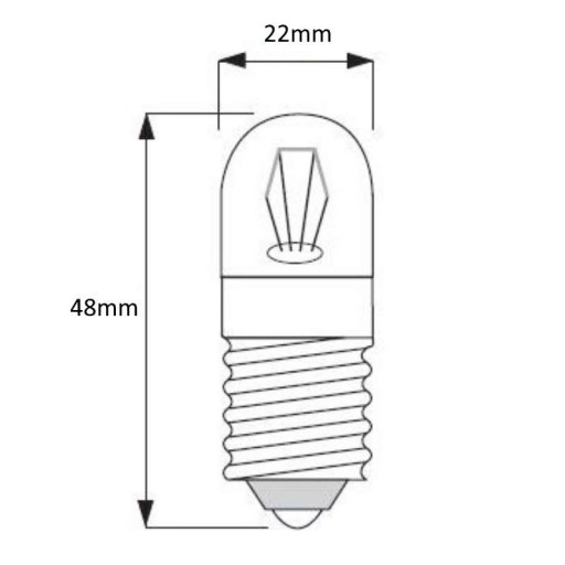 ŽIAROVKA GARÁŽOVEJ BRÁNY 24V ŽIAROVKA NA KOHÚT E14 25W 24V