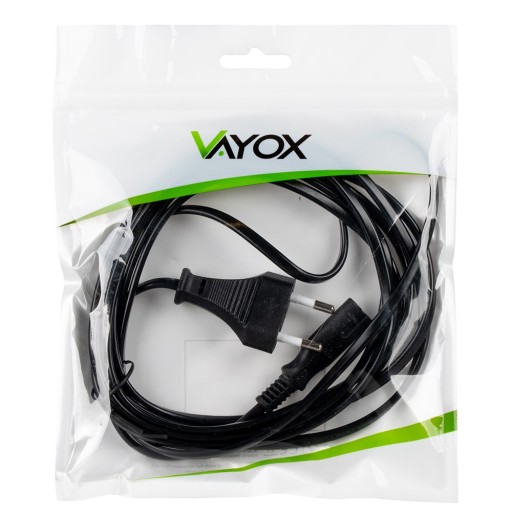 NAPÁJACÍ KÁBEL PRE TV, TLAČIAREŇ, RÁDIO, VCR, 8, 2 PIN, 3M