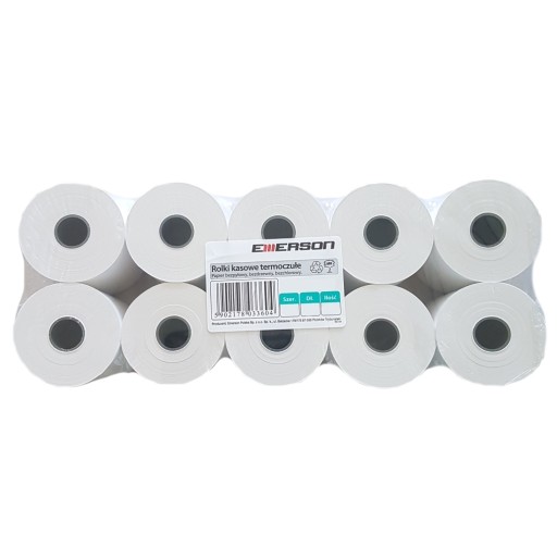 Termo rolky termorolky 37 mm x 30 m pre pokladnicu Emerson 10ro