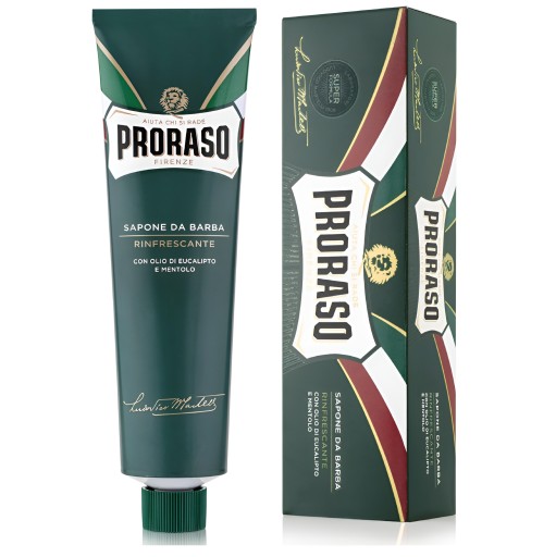 Krém na holenie tuba PRORASO Green Line 150ml Eukalyptus
