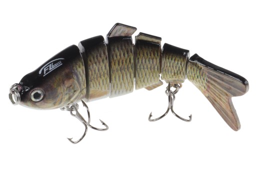 Potápavý vobler karas jerk 3D 10 cm 20g nástraha na prívlač šťúk