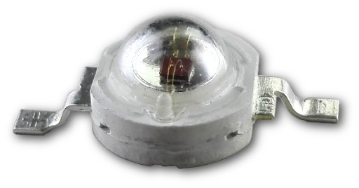 LED dióda 1W 625-630nm Epileds 38mil červená klasika