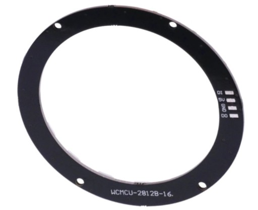 922 RGB prsteň 16xLED WS2812B 5050 prsteň Arduino