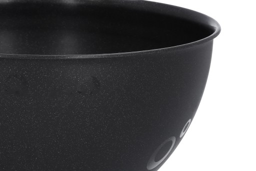 VEĽKÁ PLASTOVÁ MISKA 6L ČIERNA NA ŠLAHANIE ŠALÁTU 28 CM KUCHYNSKÉ MISY
