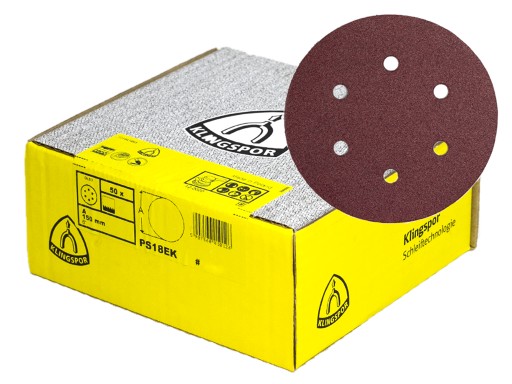 KLINGSPOR Samolepiaci brúsny kotúč PS18EK 150mm P80 (270403) - 1 ks.