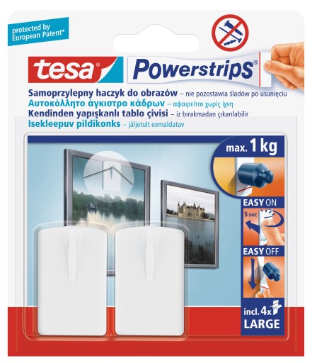 Tesa samolepiace háčiky na obrázky 1kg