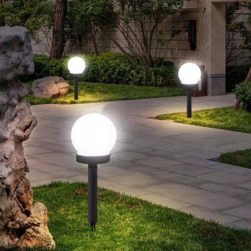 SLNEČNÁ LAMPA POHNANÁ V ZÁHRADNEJ LAMPI HNACIA GUĽA 10 x 34 cm