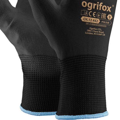 PRACOVNÉ RUKAVICE REIS OGRIFOX OX-POLIUR veľ 9 rokov