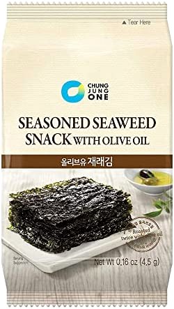 Nori Snack Chrumkavé kórejské morské riasy s olivovým olejom 4,5g