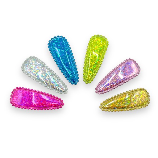 PYKI HOLO VLASOVÉ SPOJKY NEON DARK PINK 2 KS