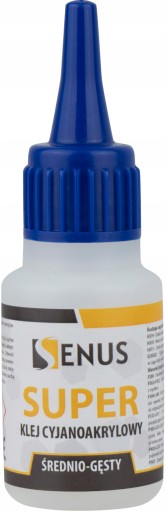 SENUS KYANOAKRYLÁTOVÉ GLUE CA - STREDNE HRUBÉ 20g