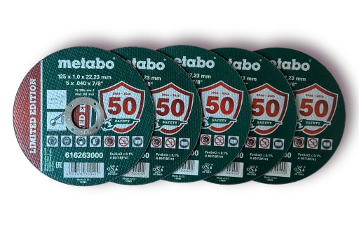 Rezný kotúč na brúsku 125x1,0x22,23mm METABO