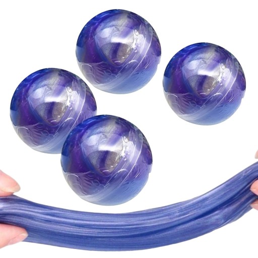 SLIME KRYŠTÁLOVÁ GUĽA SENZORY HMOTA GALAXY PLAST 4 ks.