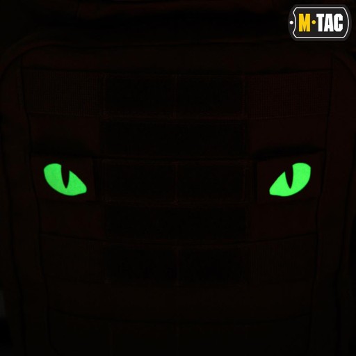 Laserom vyrezaná náplasť M-Tac Tiger Eyes (pár) Coyote