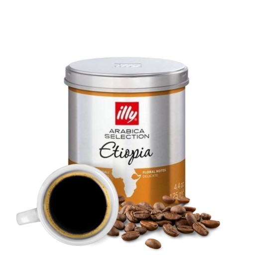illy monoarabica Etiópia 125g mletá káva