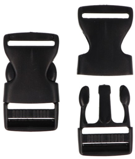 PLASTOVÁ SPONKA NA ZÁPADKU 3cm UZAVORENIE PÁSKU BATOH 30mm